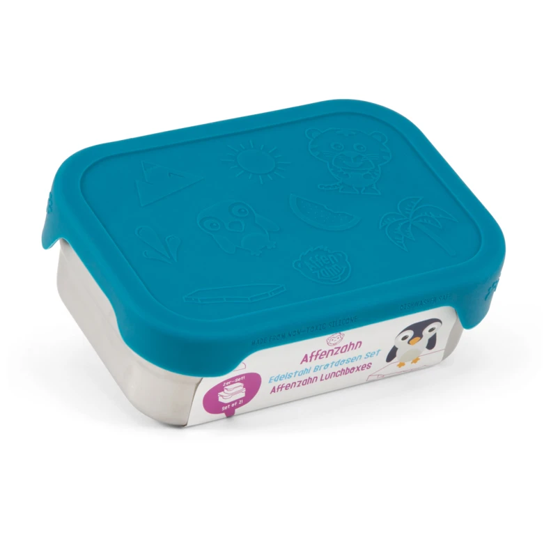 Affenzahn Lunchbox Set Shark - Food Storage 4 Affenzahn Lunchbox Set Shark - Food Storage - Image 2