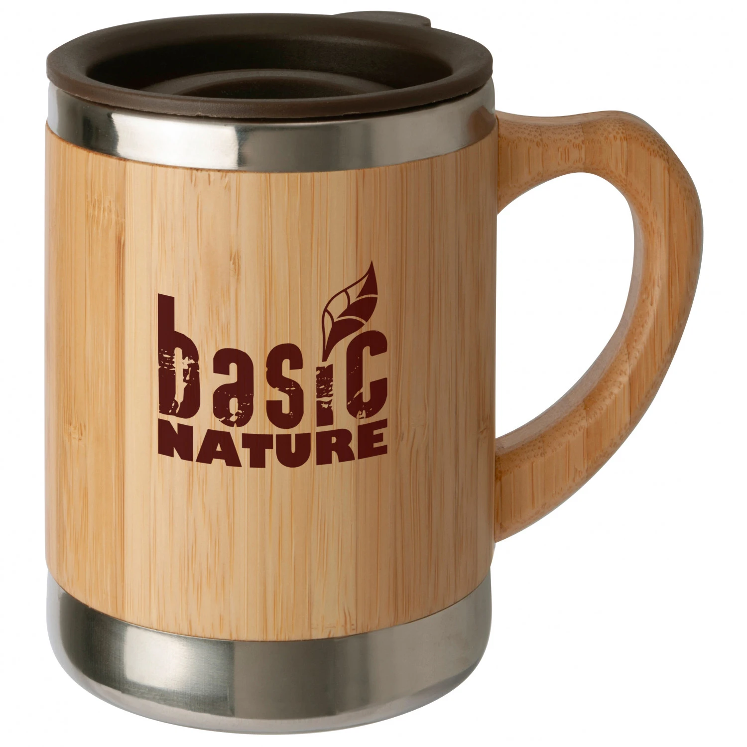 Basic Nature Stainless Steel Mug - "Bamboo" - Cup 3 Basic Nature Stainless Steel Mug - "Bamboo" - Cup