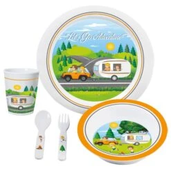 Brunner Kid's Set Let's Go Adventure 3+ - Set Of Dishes