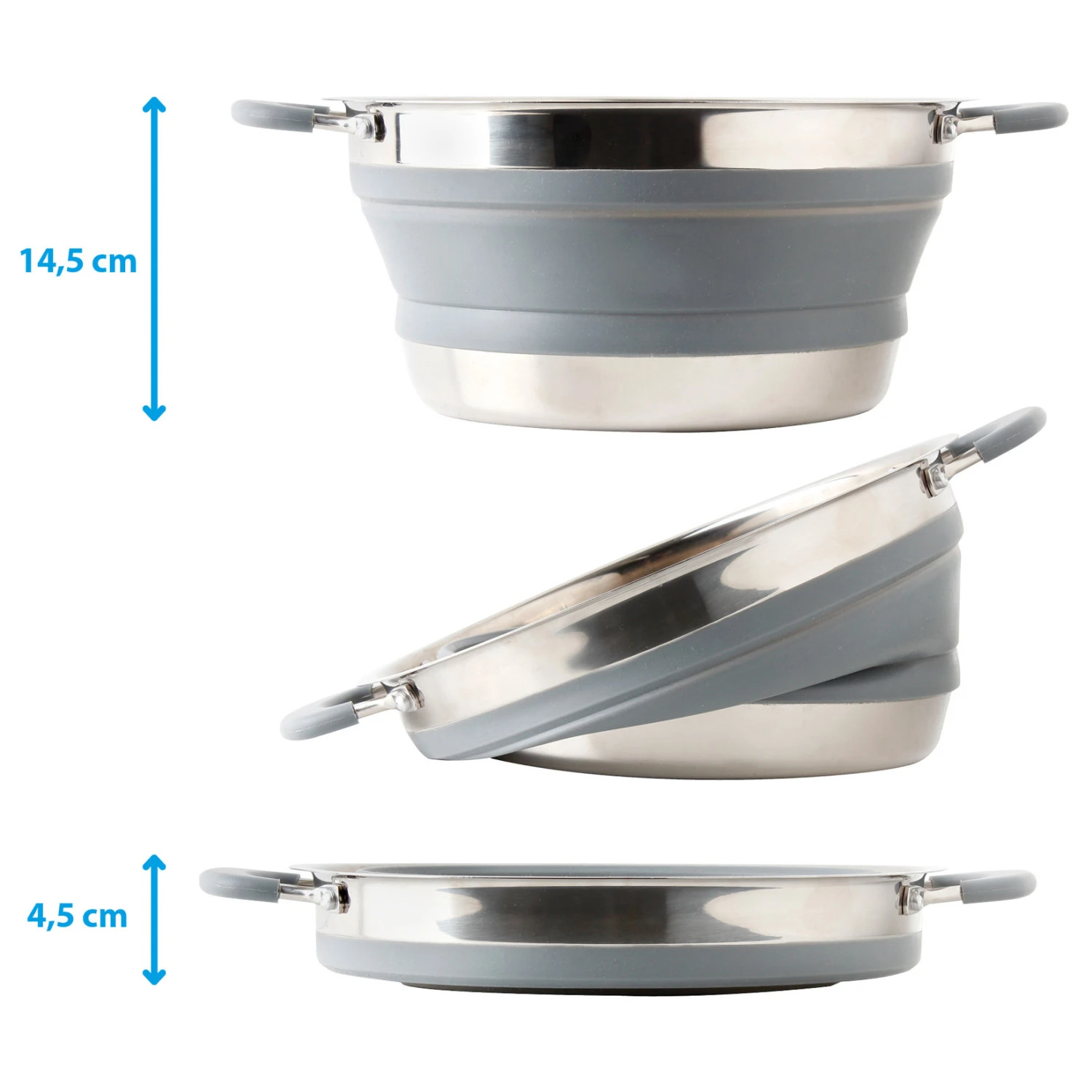 Brunner Volcano Pasta Al Volo Fold-Away - Pot Set 4 Brunner Volcano Pasta Al Volo Fold-Away - Pot Set - Image 2