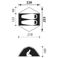 NOMAD Jade Tent - 2-person Tent -Primus Camping nomad jade tent 2 person tent detail 6