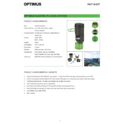 Optimus Elektra Black Edition - Gas Stove -Primus Camping optimus elektra black edition gas stove detail 12