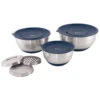 Outwell Chef Bowl Set With Lids & Graters - Set Of Dishes