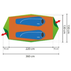 Femund - 2-person Tent -Primus Camping rejka femund 2 person tent detail 3