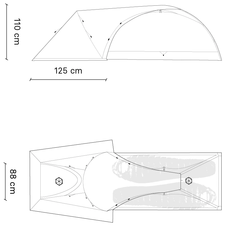 Samaya Vestibule Assaut 2 Ultra - Tent Extension 12 Samaya Vestibule Assaut 2 Ultra - Tent Extension - Image 10