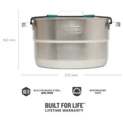 Stanley Adventure Base Camp Cook Set - Pot -Primus Camping stanley adventure base camp cook set pot detail 4