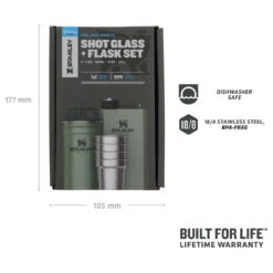 Stanley Adventure Shot + Flask Gift Set -Primus Camping stanley adventure shot flask gift set detail 3