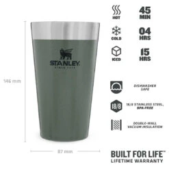 Stanley Adventure Stacking Vacuum Pint - Insulated Mug 10 Stanley Adventure Stacking Vacuum Pint - Insulated Mug -Primus Camping stanley adventure stacking vacuum pint insulated mug detail 4