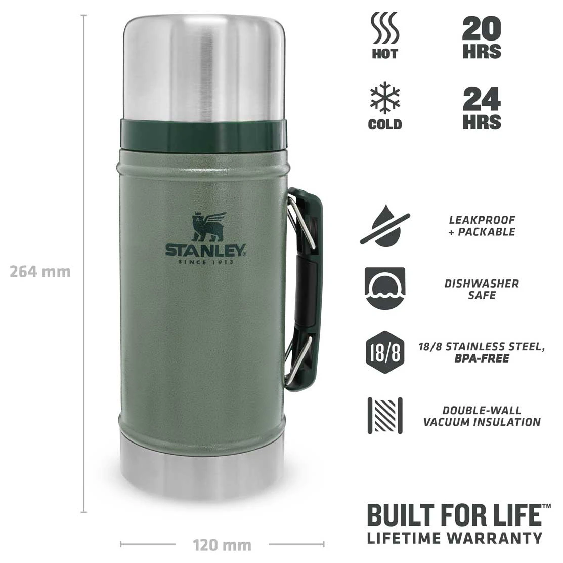 Stanley Classic Food Container 0,94 L - Food Storage 6 Stanley Classic Food Container 0,94 L - Food Storage - Image 4