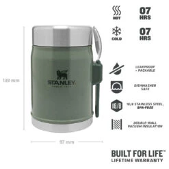 Stanley Classic Food Jar - Food Storage -Primus Camping stanley classic food jar food storage detail 4