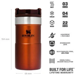 Stanley Classic Neverleak Travel Mug 250 Ml - Insulated Mug -Primus Camping stanley classic neverleak travel mug 250 ml insulated mug detail 4