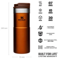Stanley Classic Neverleak Travel Mug 470 Ml - Insulated Mug -Primus Camping stanley classic neverleak travel mug 470 ml insulated mug detail 4