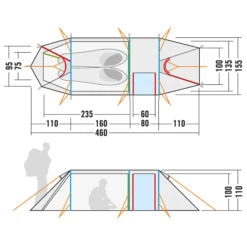 Tatonka Alaska 2.235 PU - 2-person Tent -Primus Camping tatonka alaska 2235 pu 2 person tent detail 12