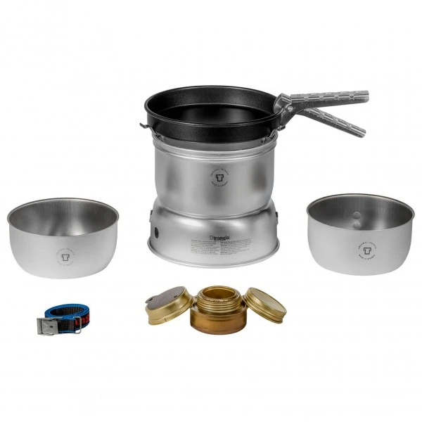 Trangia 27-3 Sturmkocher Duossal W. Non Stick Pfanne - Alcohol Stoves 3 Trangia 27-3 Sturmkocher Duossal W. Non Stick Pfanne - Alcohol Stoves